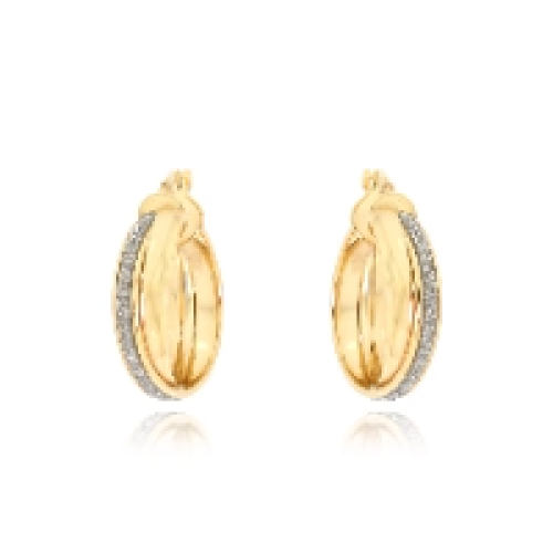 Earrings made of 9K Yellow Gold